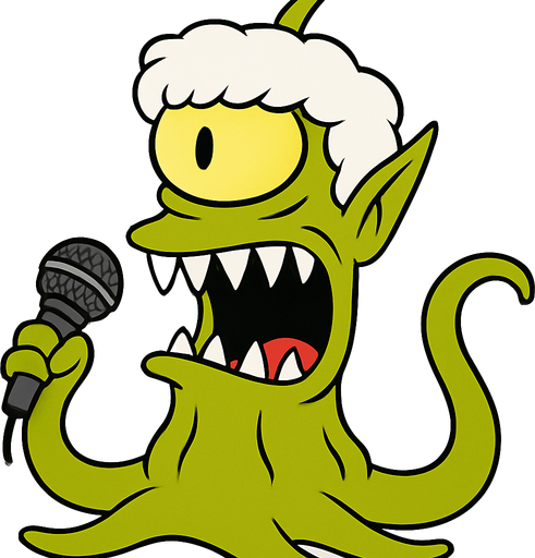 Make my character have cute white hair and make him hold a microphone