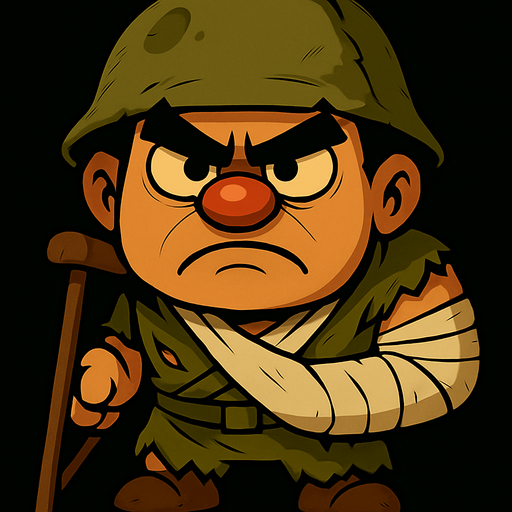 sarılı kolu boynuna as diger kolunun altına degnek koy