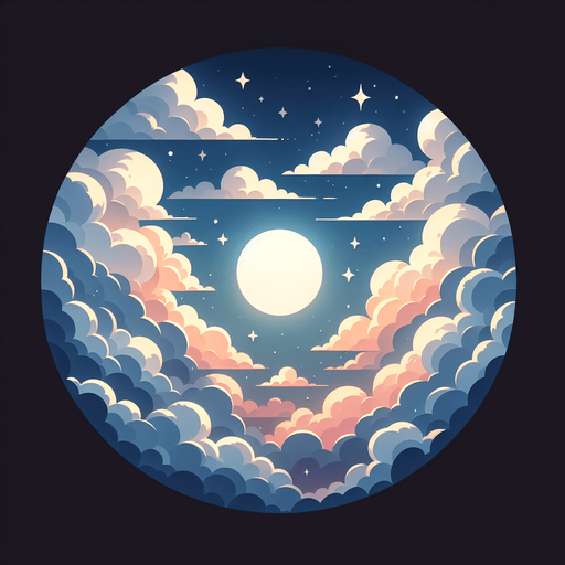 Imagine sky.
Single Game Texture. In-Game asset. 2d. Blank background. High contrast. No shadows.