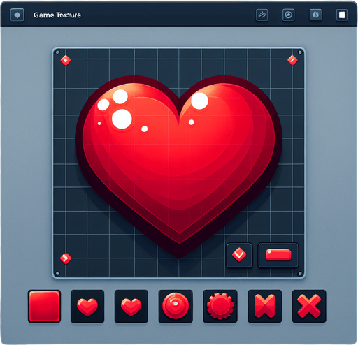 düz kırmızı kalp.
Single Game Texture.  In-Game asset.  2d.  Blank background.  High contrast.  No shadows