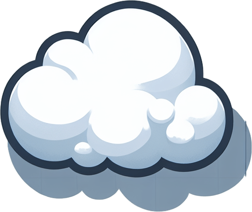 bulut beyaz pofuduk 2d oyun detailles.
Single Game Texture.  In-Game asset.  2d.  Blank background.  High contrast.  No shadows