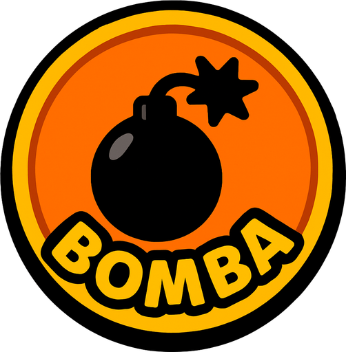 bomba token.
In-Game asset.  2d.  High contrast.  No shadows
