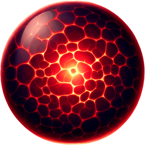 Single Game Texture. In-Game asset. 2d. A ball of red plasma No shadows..
Single Game Texture. In-Game asset. 2d. Blank background. High contrast. No shadows.