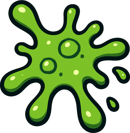 snot.
In-Game asset.  2d.  High contrast.  No shadows