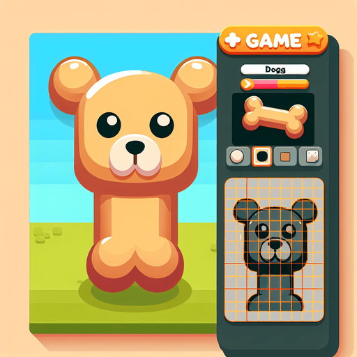 a cute looking dog toy shaped like a bone..
Single Game Texture. In-Game asset. 2d. Blank background. High contrast. No shadows.