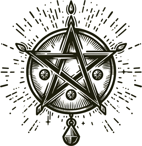 sketchy old fashion pentagram luxury star.
Single Game Texture.  In-Game asset.  2d.  Blank background.  High contrast.  No shadows