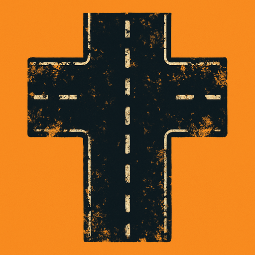 PISTA DESPINTADA.
In-Game asset.  2d.  High contrast.  No shadows