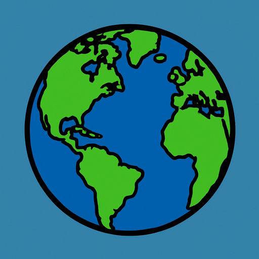 Earth.
In-Game asset.  2d.  High contrast.  No shadows