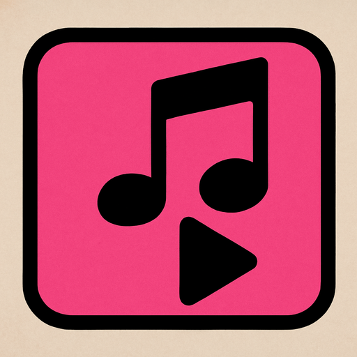 Arkaplan müziği için kullanacağım müzik ile ilgili bir icon.
In-Game asset.  2d.  High contrast.  No shadows