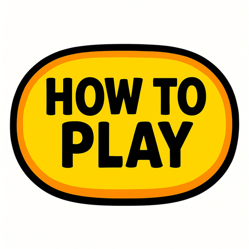 How to play button.
In-Game asset.  2d.  High contrast.  No shadows