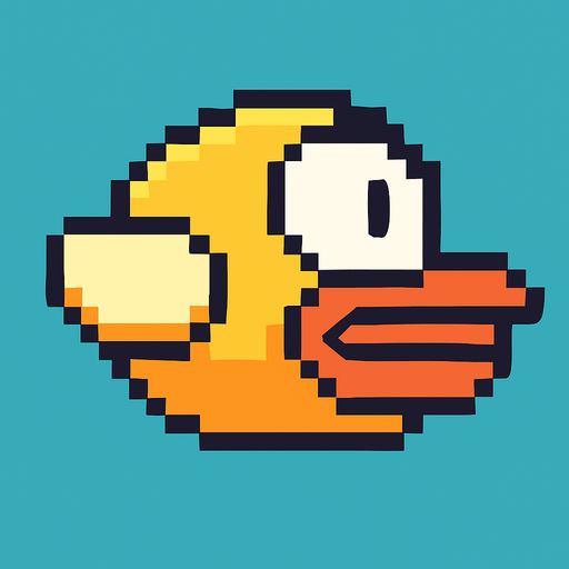 Make bird same like flappy bird.
In-Game asset.  2d.  No shadows