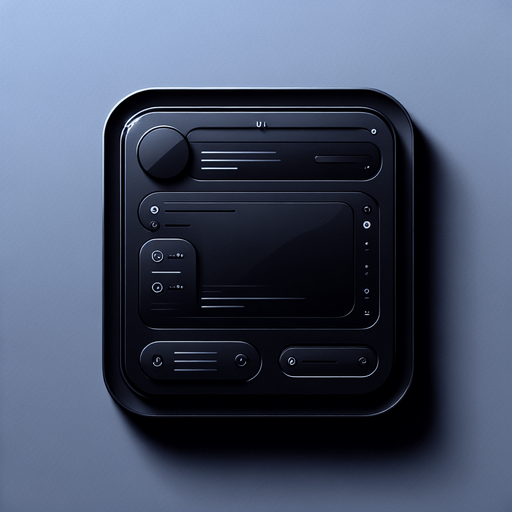 an empty black popup UI.
UI