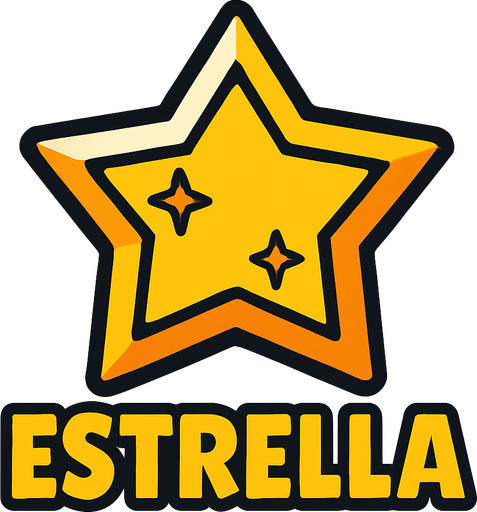 Estrella.
In-Game asset.  2d.  High contrast.  No shadows