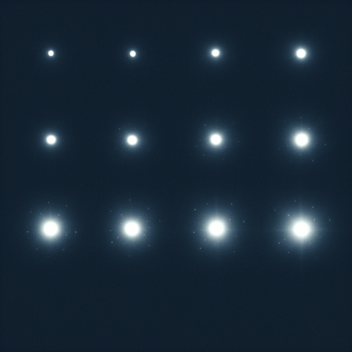 Glowing white dot sprite sheet.