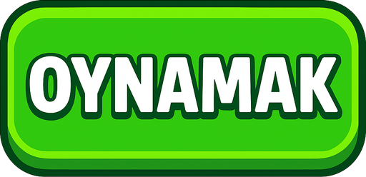 OYNAMAK GREEN BUTTON.
In-Game asset.  2d.  High contrast.  No shadows