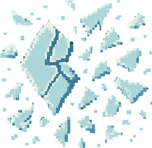 broken glass particles 2d pixel art.
In-Game asset.  2d.  High contrast.  No shadows