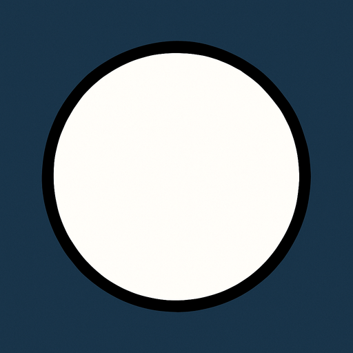 Beyaz 3d daire.
In-Game asset.  2d.  High contrast.  No shadows