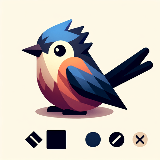 Bird.
Single Game Texture. In-Game asset. 2d. Blank background. High contrast. No shadows.
