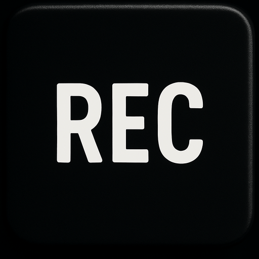 Remove ok from button and add REC text