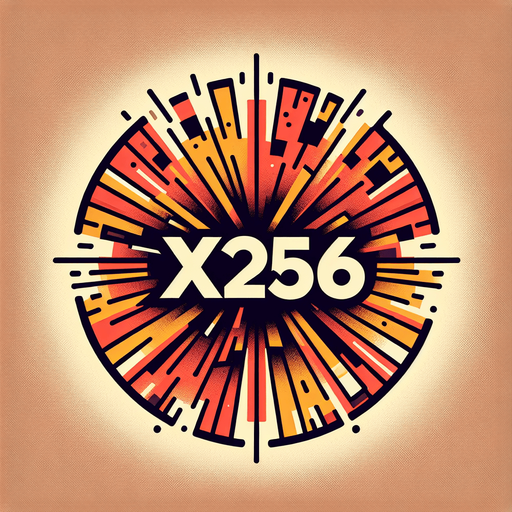 爆炸，里面有“X256”的字样,暖色调.
Single Game Texture. In-Game asset. 2d. Blank background. High contrast. No shadows.