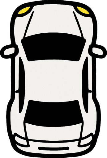Auto color blanco