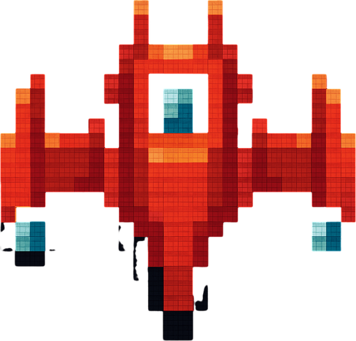 enemy spaceship 8 bit