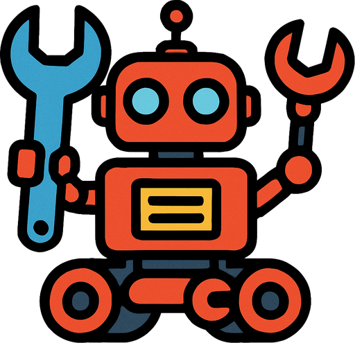 repairBot.
In-Game asset.  2d.  High contrast.  No shadows