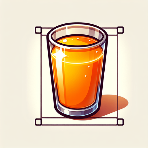 A nice glass of orange juice.
Single Game Texture. In-Game asset. 2d. Blank background. High contrast. No shadows.