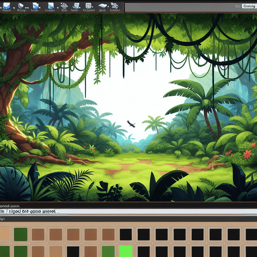 2d jungle canopy background side scroller unreal engine 5
Single Game Texture. In-Game asset. 2d. Blank background. High contrast. No shadows No ground