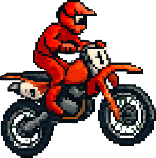 16 bit image of motor cross.
In-Game asset.  2d
