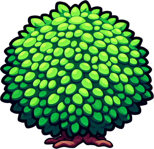 bushes.
Single Game Texture. In-Game asset. 2d. Blank background. High contrast. No shadows.