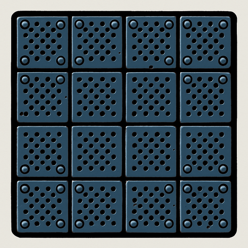 Piso de metálico.
In-Game asset.  2d.  High contrast.  No shadows