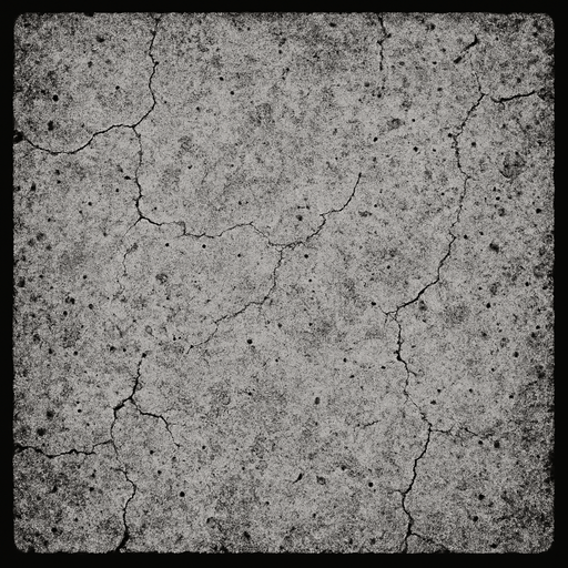 Suelo de concreto.
In-Game asset.  2d.  High contrast.  No shadows