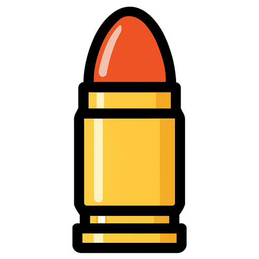 mermi.
In-Game asset.  2d.  High contrast.  No shadows