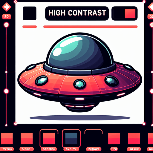 A ufo.
Single Game Texture.  In-Game asset.  2d.  Blank background.  High contrast.  No shadows