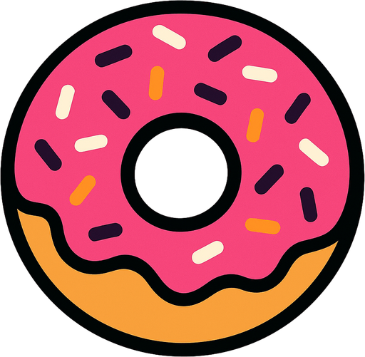 donat.
In-Game asset.  2d.  High contrast.  No shadows