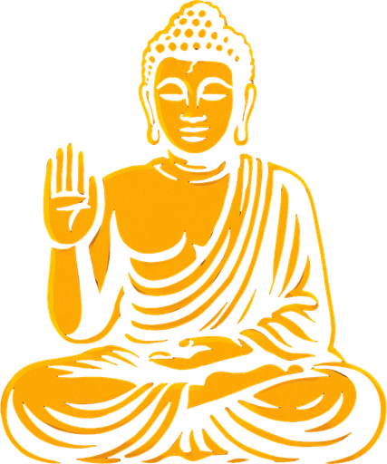 buddha.
In-Game asset.  2d.  High contrast.  No shadows