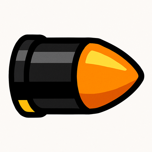 towerBullet.
In-Game asset.  2d.  High contrast.  No shadows