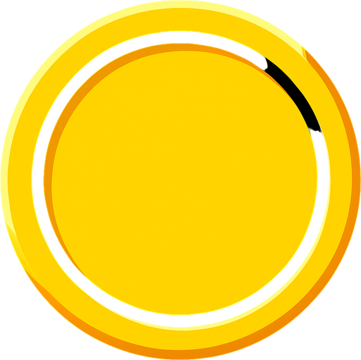 Ortadaki $ kaldır düz sarı renk