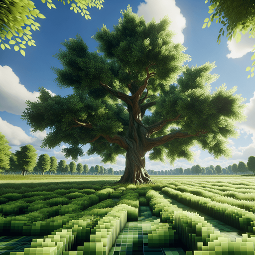 a tree.
video game style
