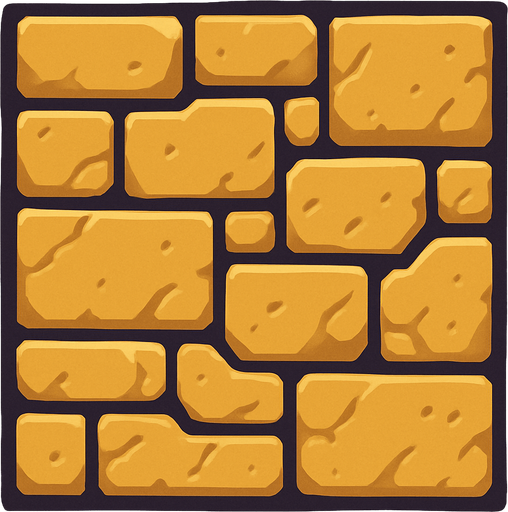 Wall.
In-Game asset.  2d.  High contrast.  No shadows