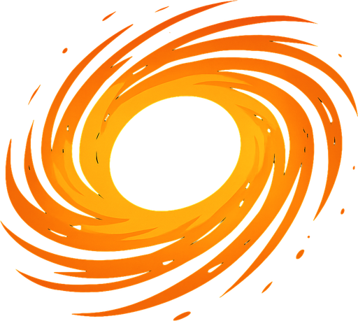 black hole.
In-Game asset.  2d.  High contrast.  No shadows