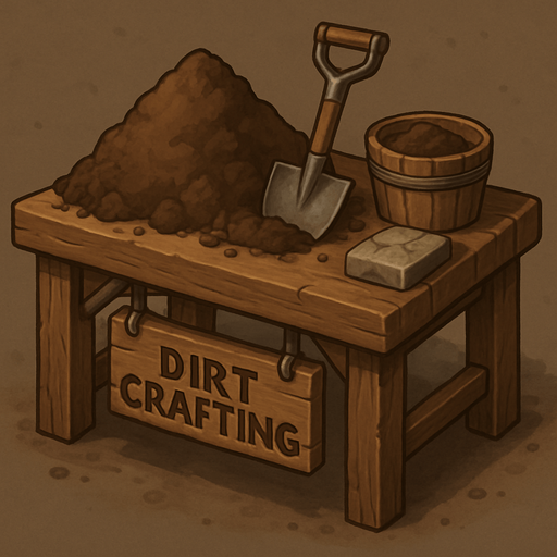 mesa de elaboracion de tierra.
In-Game asset.  2d
