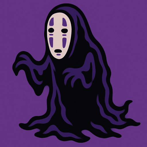 dark spirits from movie "spirited away". HD colors. purple color.
In-Game asset.  2d.  High contrast.  No shadows