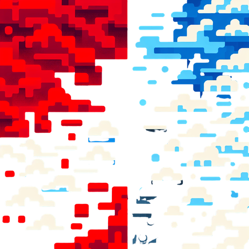 background red and blu.
Single Game Texture.  In-Game asset.  2d.  Blank background.  High contrast.  No shadows