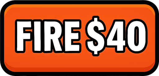 Make button say fire $40