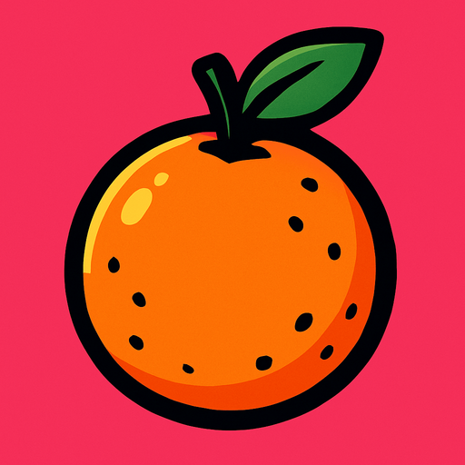 portakal.
In-Game asset.  2d.  High contrast.  No shadows