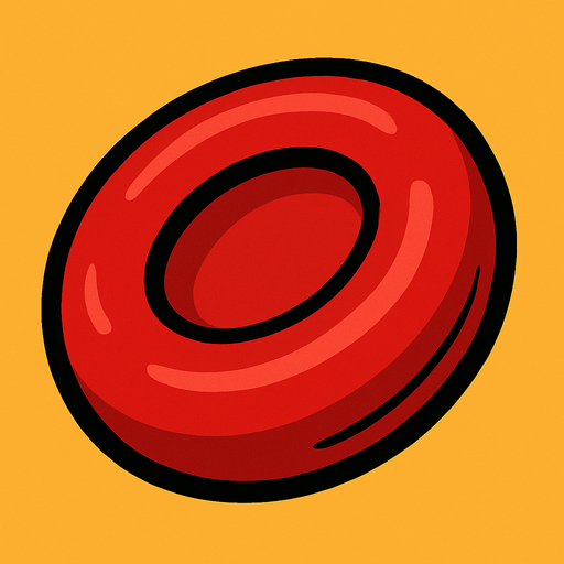 Celula de rojos.
In-Game asset.  2d.  High contrast.  No shadows