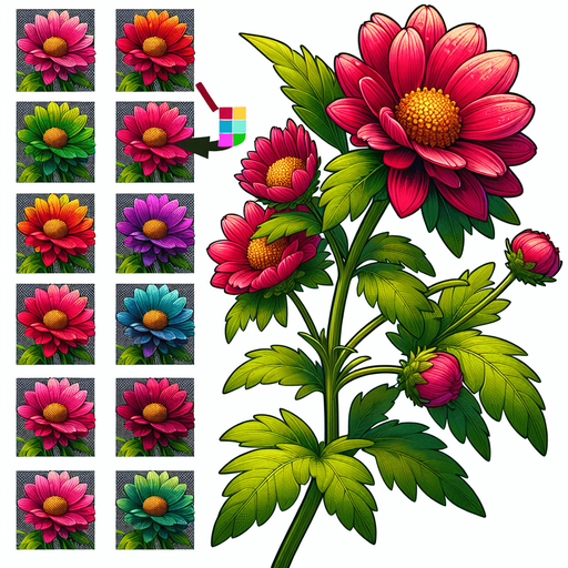 flower.
Single Game Texture. In-Game asset. 2d. Blank background. High contrast. No shadows.