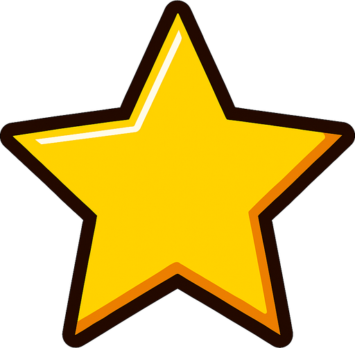 Star.
In-Game asset.  High contrast.  No shadows